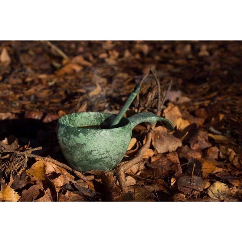 Kupilka Boîte-cadeau-Tasse, Cuillère et Bol-Conifère (Vert)