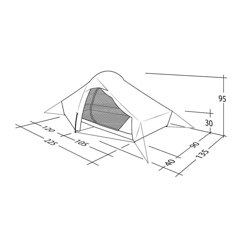 Robens Chaser 1 - Eenpersoons Tent Tunneltent