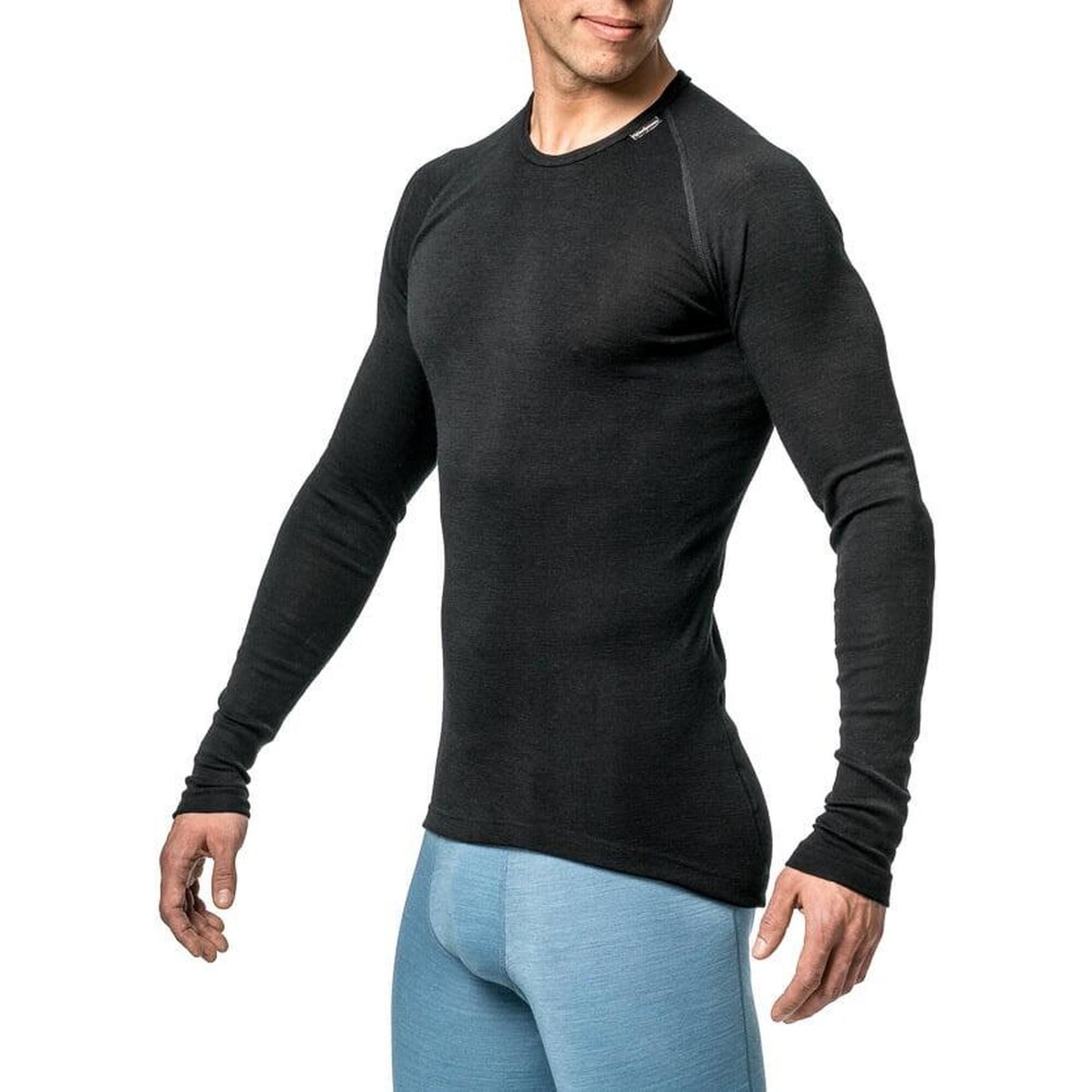 Woolpower Merino Base Layer Crewneck LITE - Black