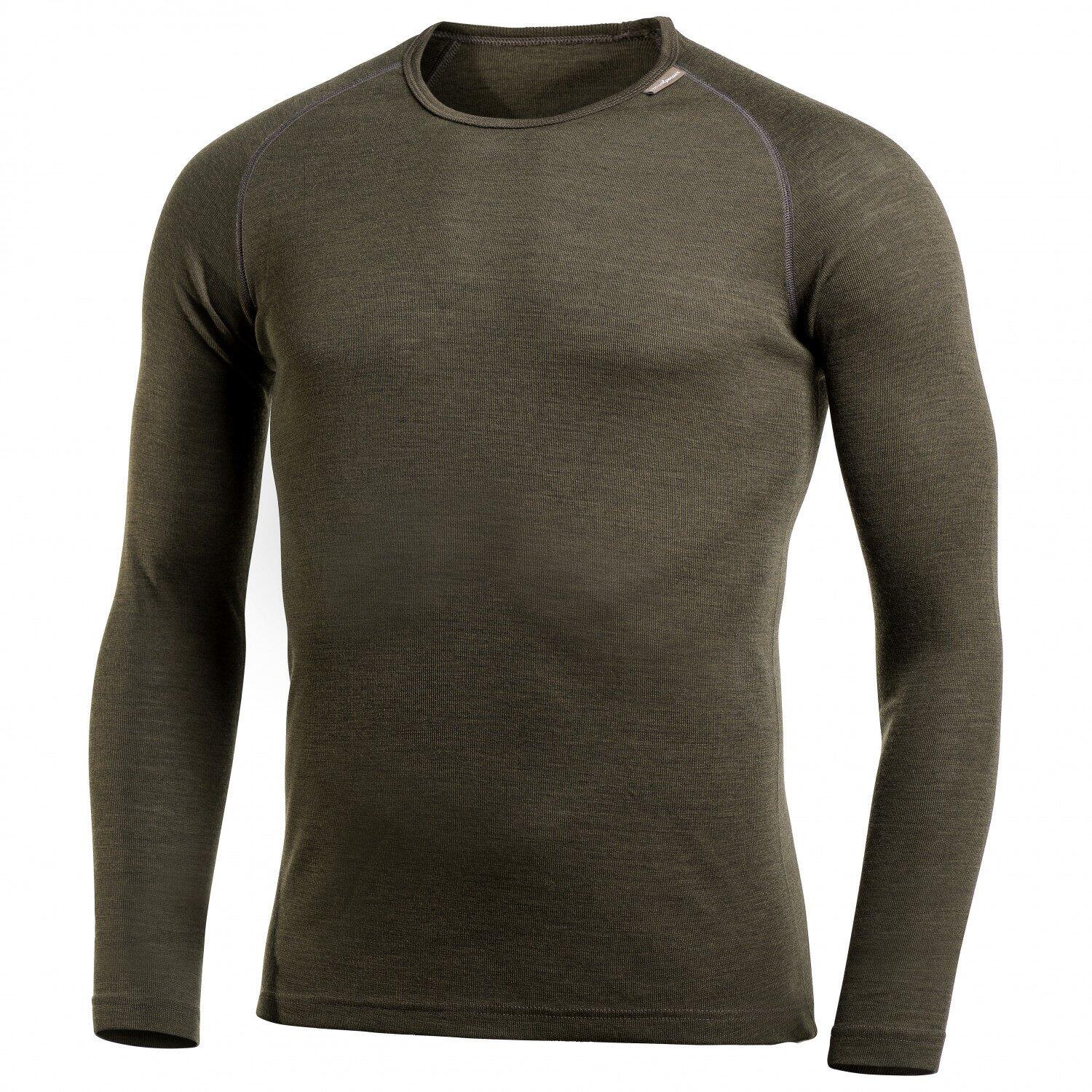 WOOLPOWER Woolpower Strato base Merino Crewneck LITE - Verde Pino
