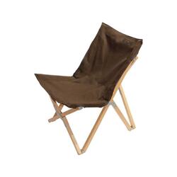 Eifel Outdoor Equipment Chaise pliante en hêtre moyenne- Chocolat