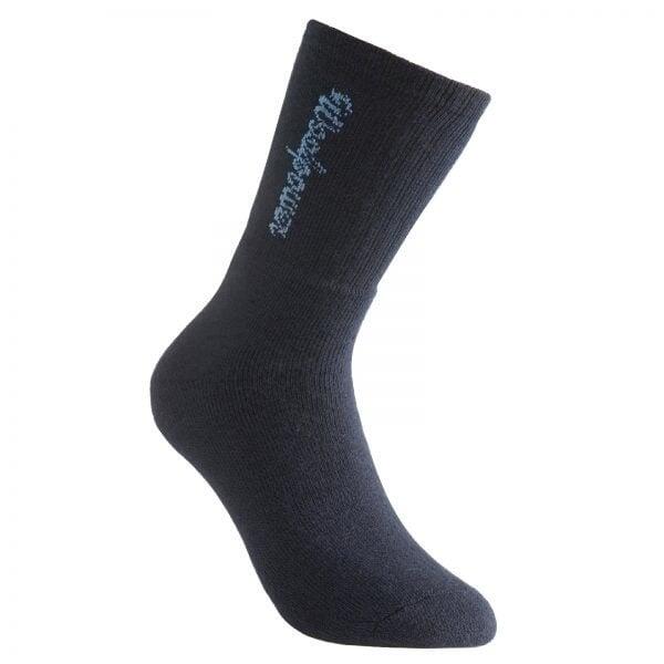 Woolpower Chaussettes Merino Logo Classique 400 - Bleu Marine