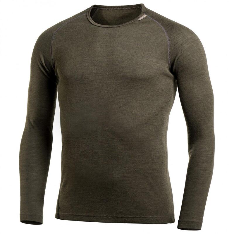 Woolpower Merino Base Layer Crewneck LITE - Vert Pin