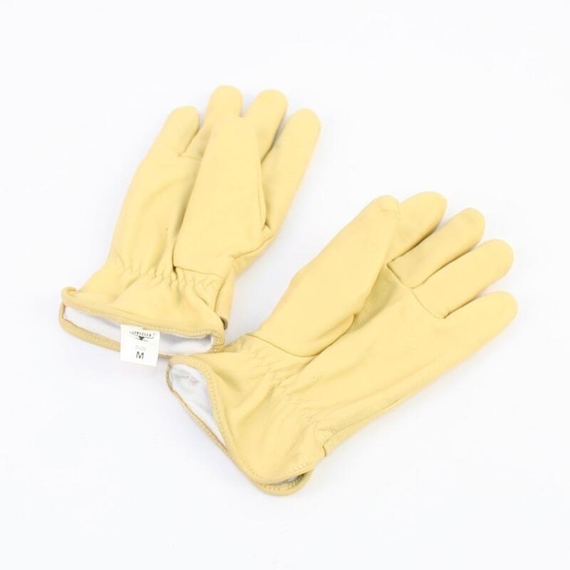 Longhorn Lederen Handschoenen - Desert Yellow
