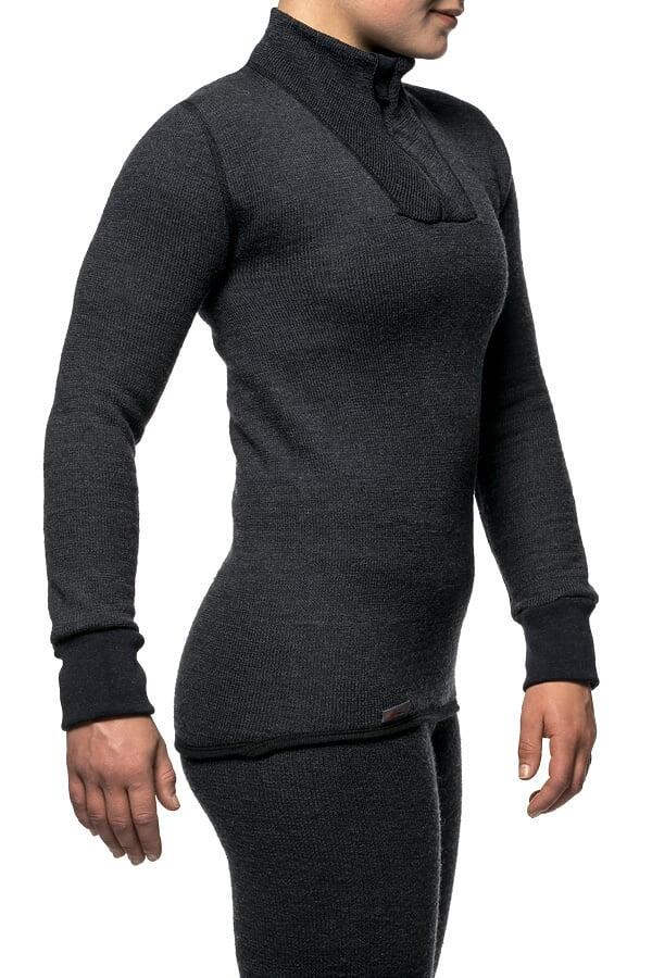 Woolpower Merino Mid Layer - Zip Rollkragenpullover 400 - Schwarz 2/7