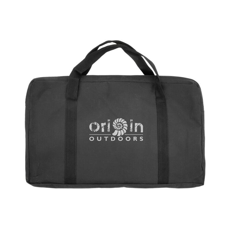 Origin Outdoors Hexagone - Gril et Bol de Feu en Acier Inoxydable