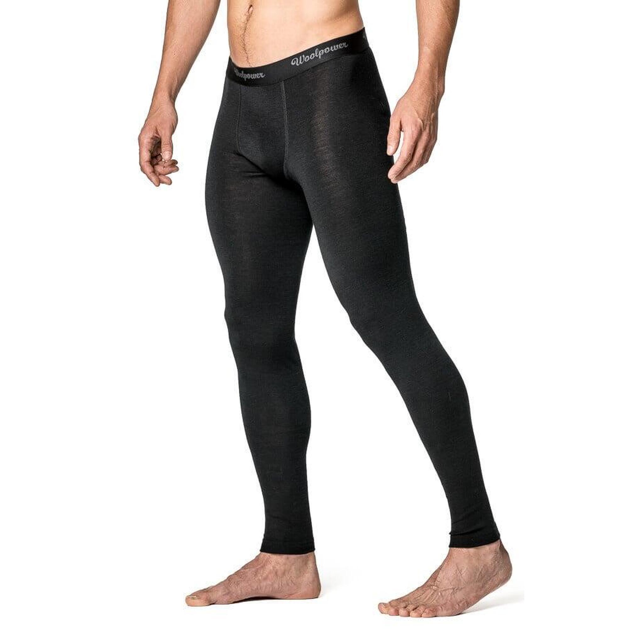 Woolpower Long Johns Merino - Hommes - LITE - Noir