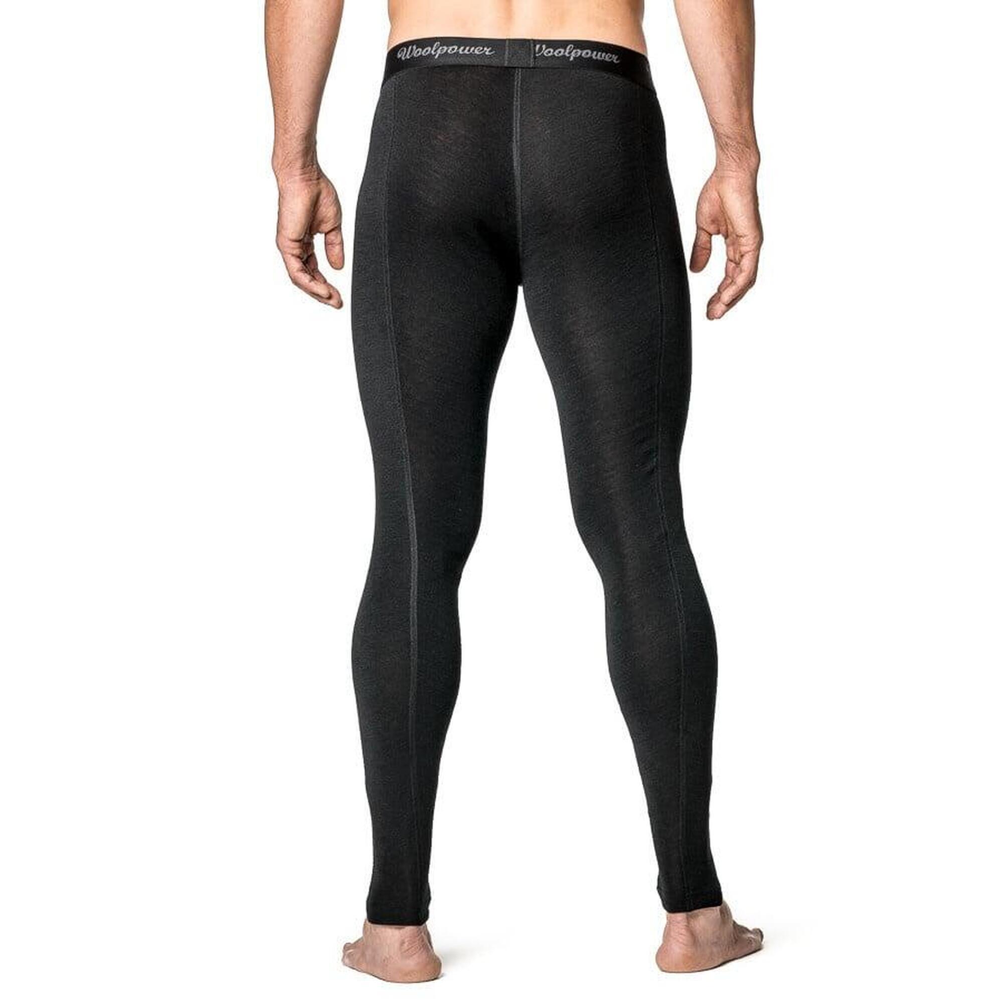 Woolpower Merino Long Johns - Mens - LITE - Black