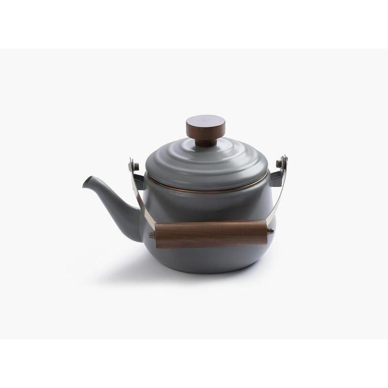 Barebones Emaille Teapot / Theepot - Stone Grey