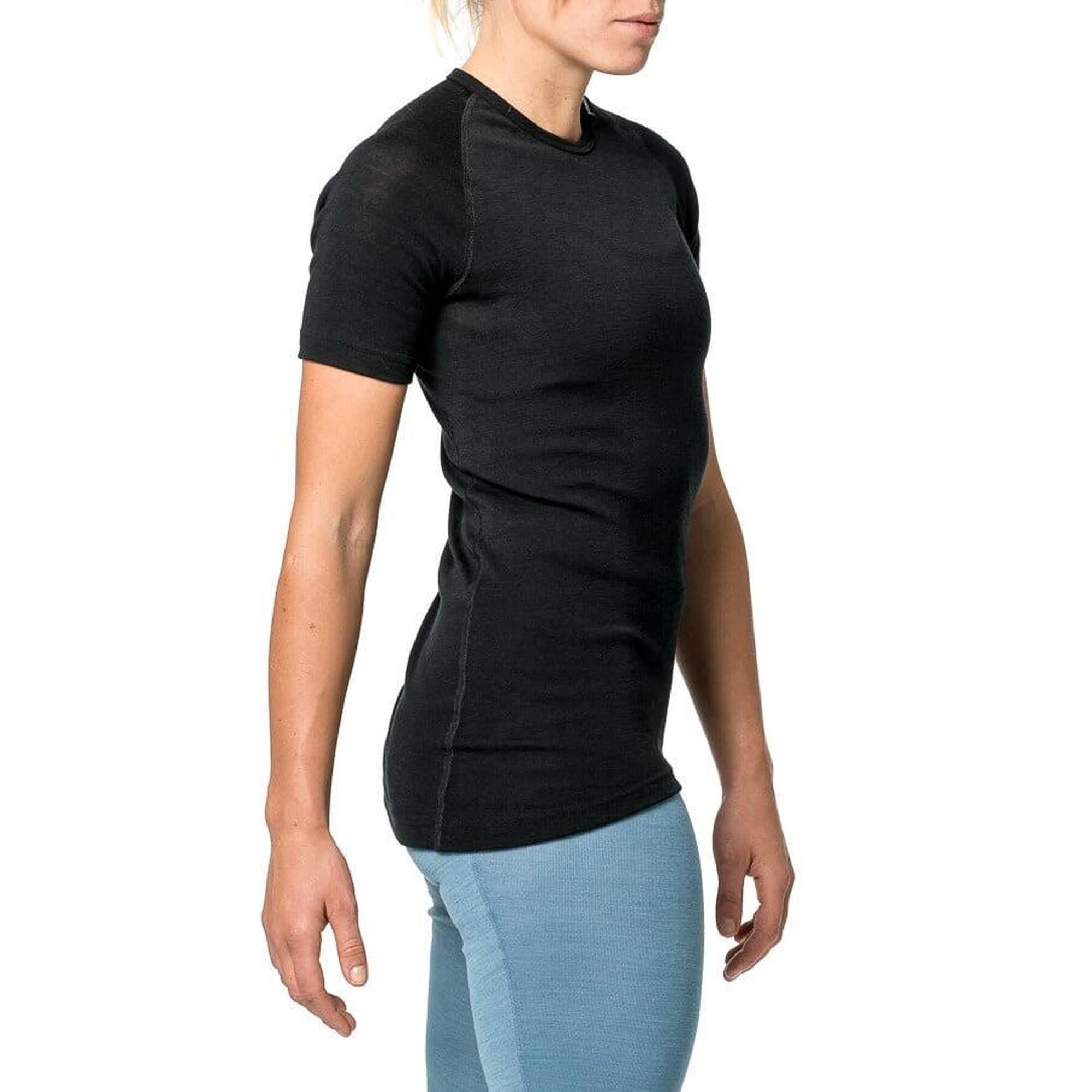 Woolpower Maglietta Merino Base Layer LITE - Nero