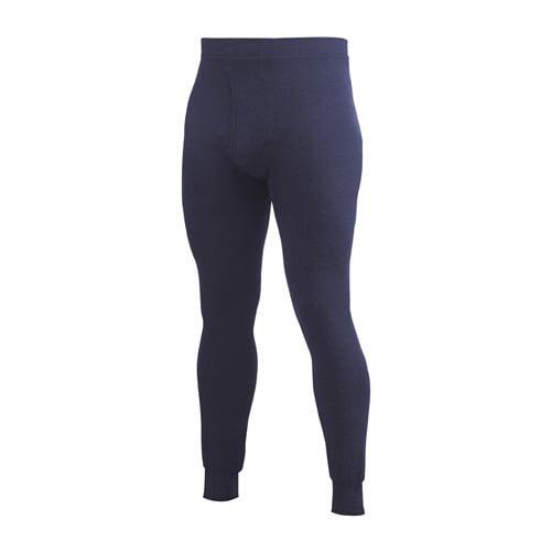 Woolpower Merino Base Layer Long Johns 200 - With Fly - Azul marino oscuro