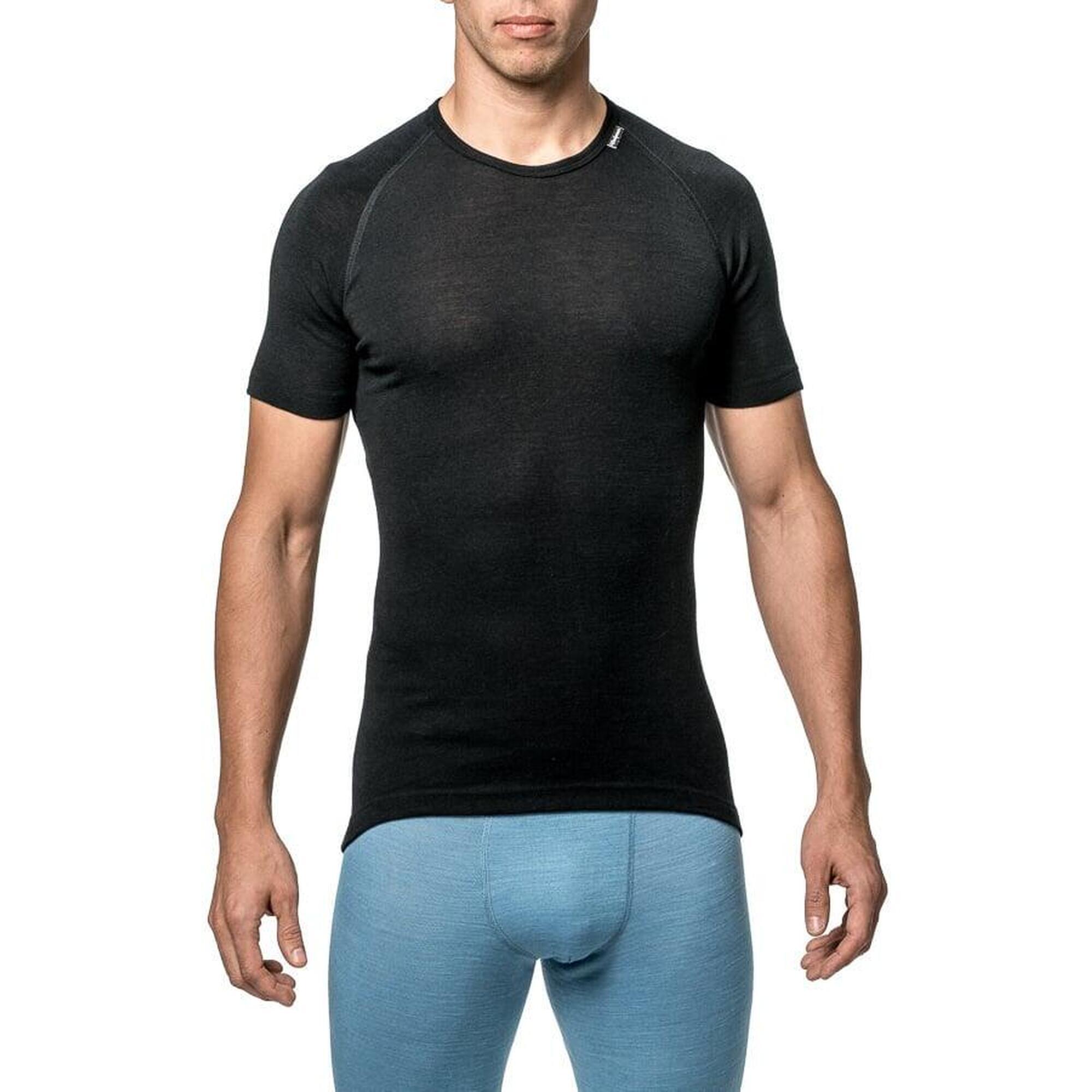 Woolpower Merino Thermo Basis Laag Tee LITE - Black