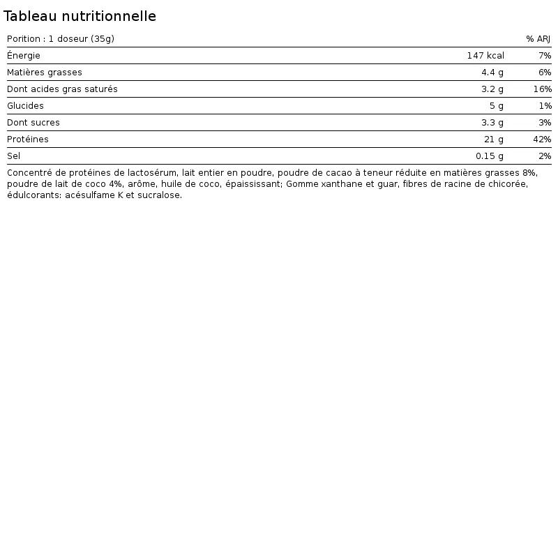 Bounty Protein Powder (455g) Coconut 2/3