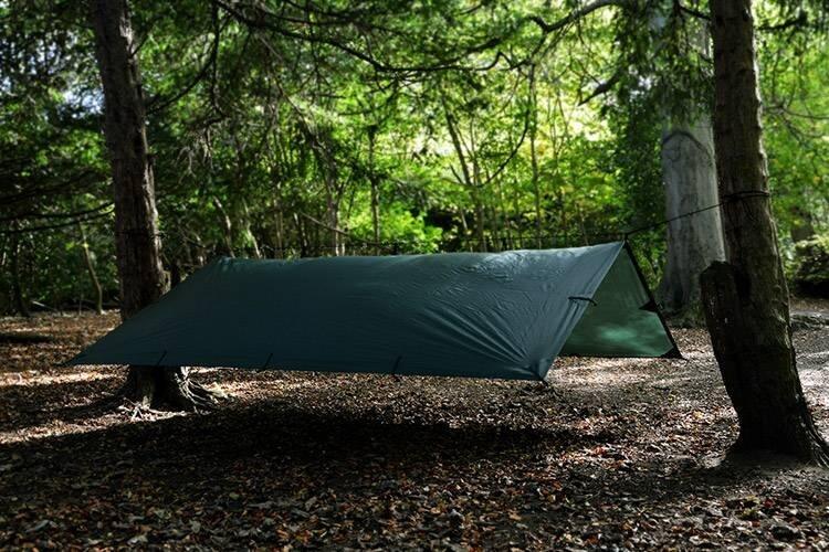 DD Hammocks Tarp 3,5x3,5 Olive Green 3/6