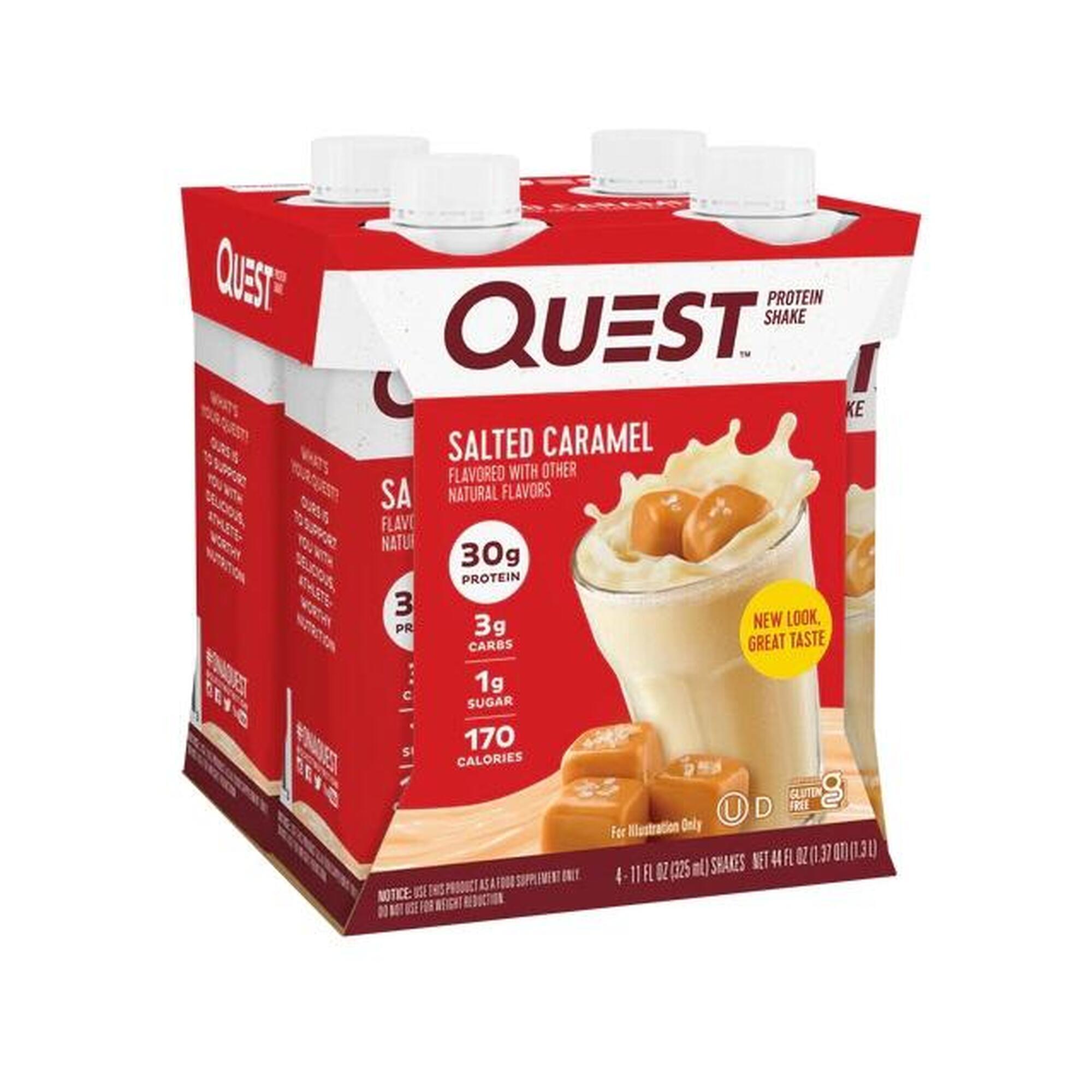 Quest 蛋白奶昔 - 海鹽焦糖味 (325mL) 12包