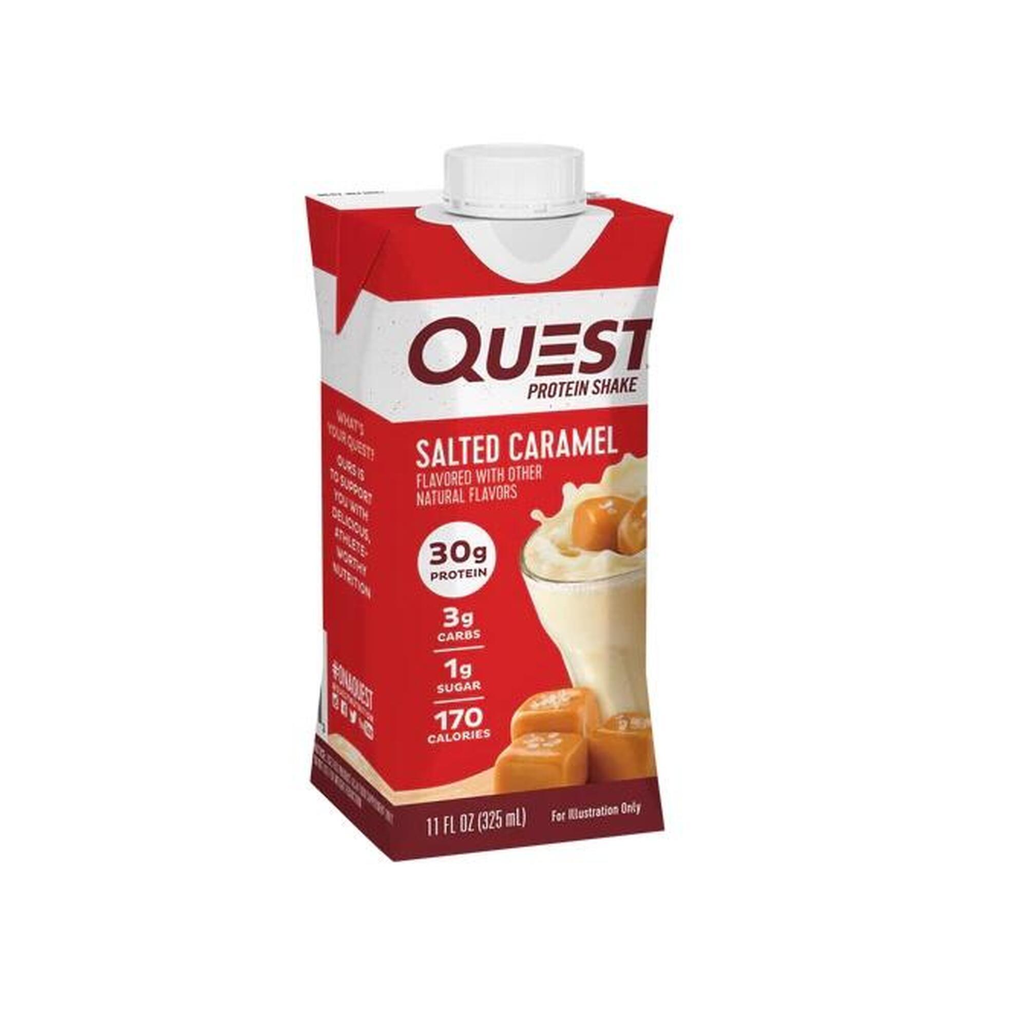 Quest 蛋白奶昔 - 海鹽焦糖味 (325mL) 12包
