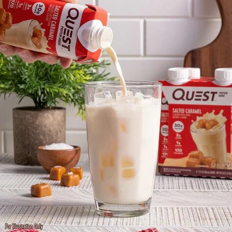 Quest 蛋白奶昔 - 海鹽焦糖味 (325mL) 12包