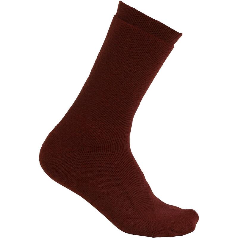 Woolpower 2-Pack: Liner Sock / Sock 400 - Zwart / Rust Red