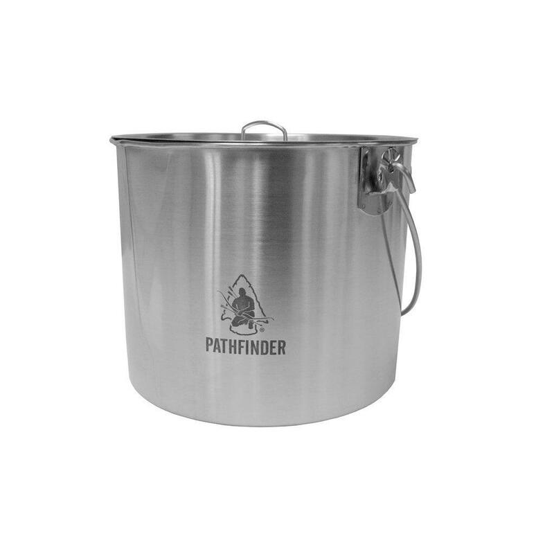 Pathfinder Pot en Acier Inoxydable avec Couvercle (3.5 L)