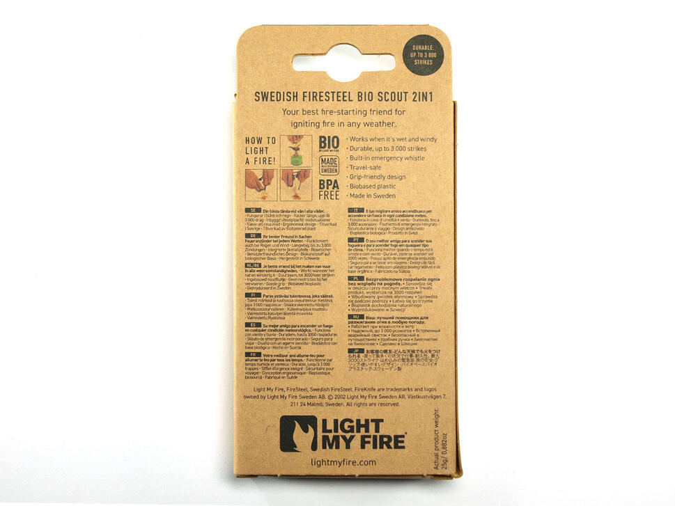 Krzesiwo Szwedzkie Light My Fire Scout 2 in 1 rockyred