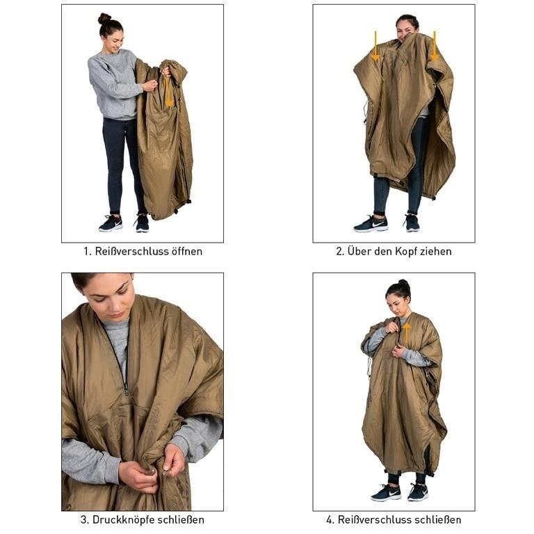 Underquilt 2 In 1 Insulation Poncho Accessory 3/6