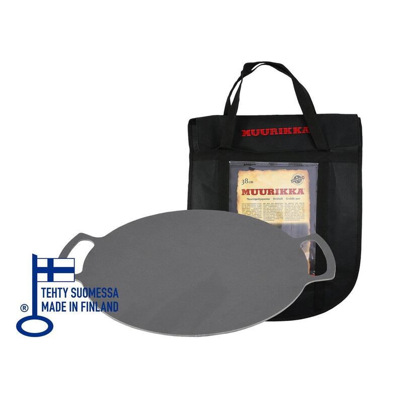 Muurikka Griddle Pan - Grillplaat met Coverbag - 38 cm