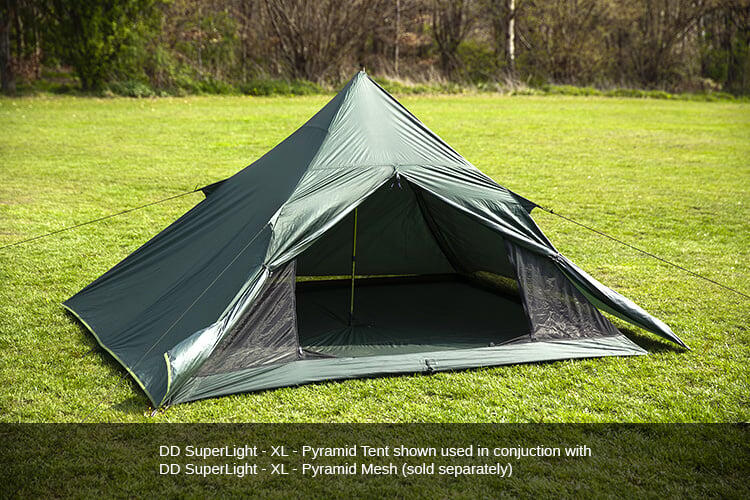 DD Hammocks SuperLight - XL Pyramid Tent Tipi-tent 2/6