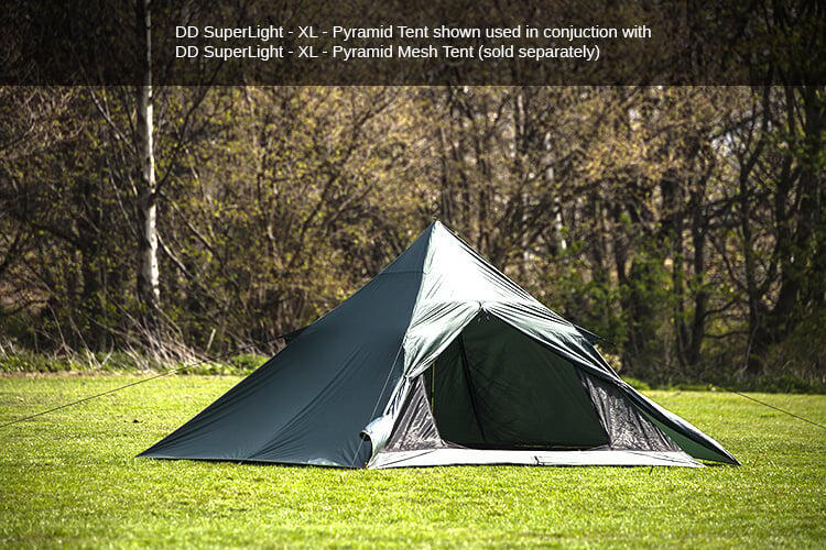 DD Hammocks SuperLight - XL Pyramid Tent Tipi-tent 3/6