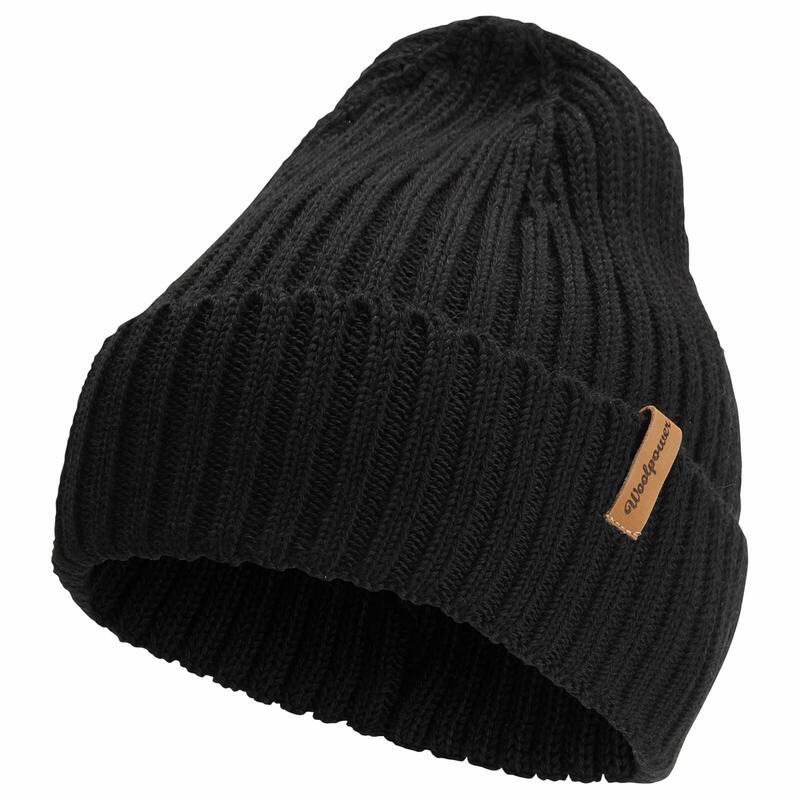 Woolpower Beanie Rib - Zwart Warme Muts