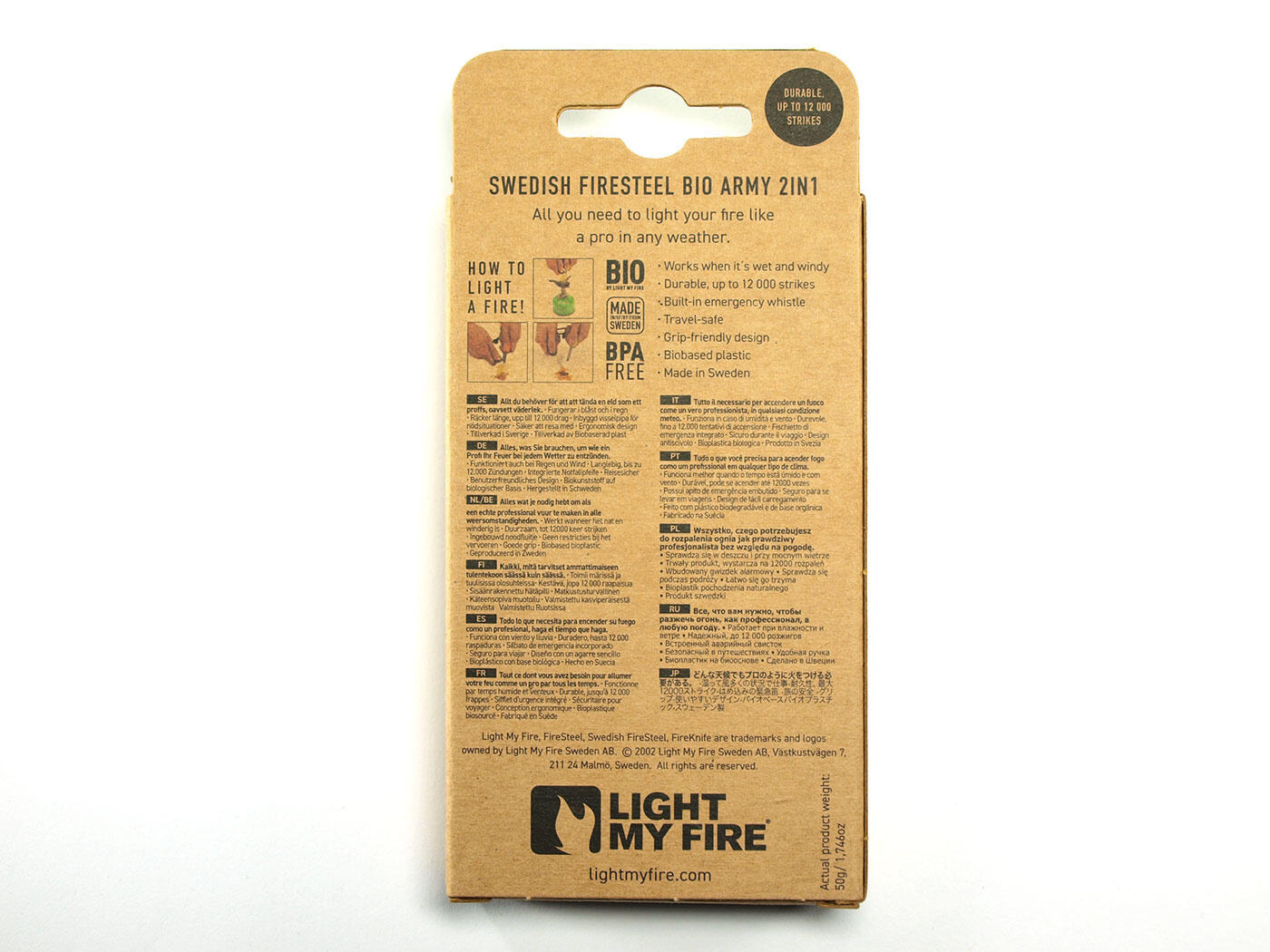 Light My Fire Firesteel Bio Army - Orange Rouillé 2/6