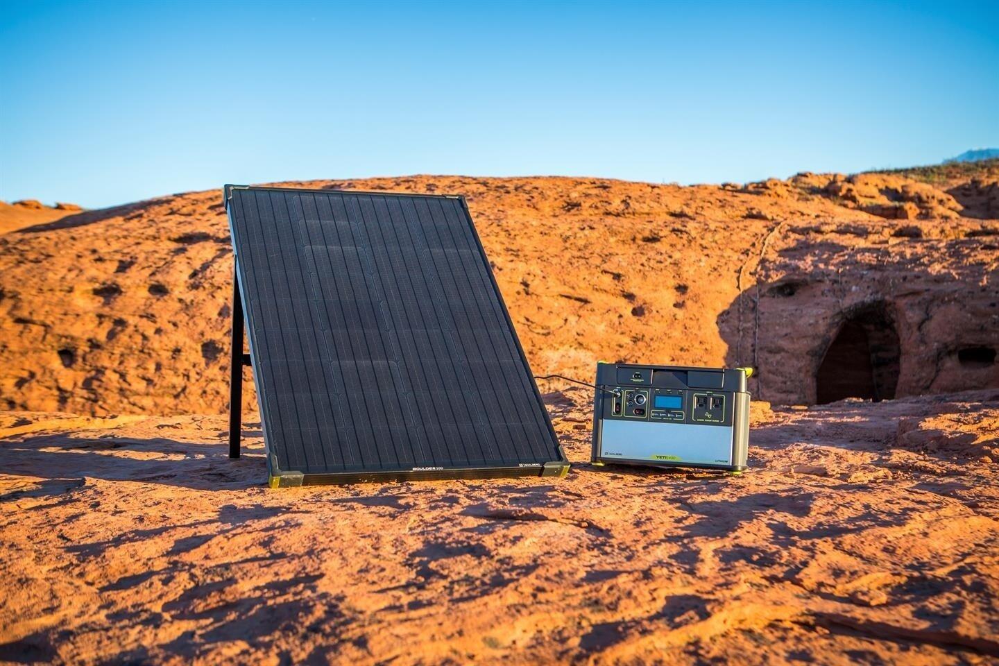 Panel solarny turystyczny Goal Zero Boulder 100, 100W 3/6