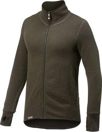 Woolpower Merino Mid Layer Full Zip Jacket 400 - Olivgrün