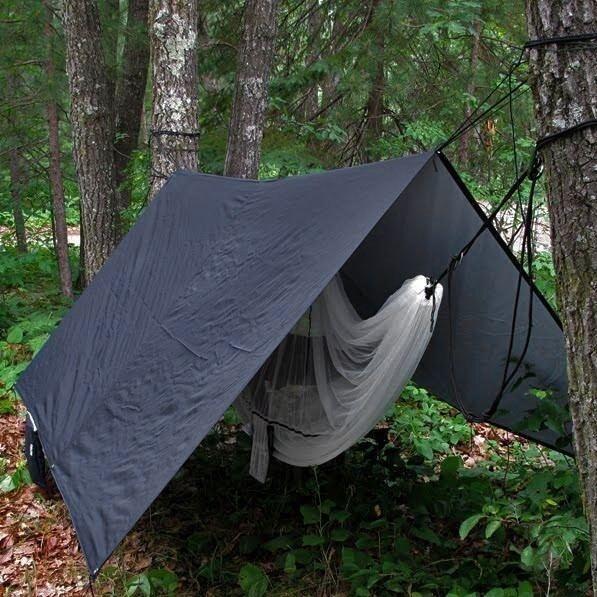 DD Hammocks Tarp 3x3 - Noir Jet 6/6