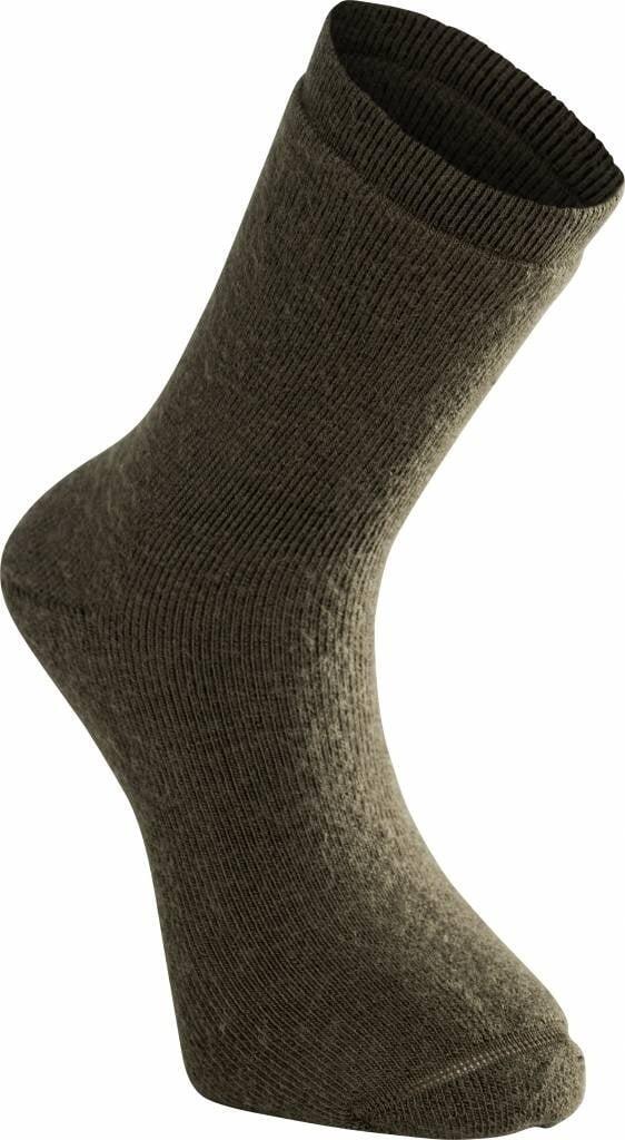 Woolpower Merino-Socken Ullfrotté Original 400 - Tannengrün 1/5