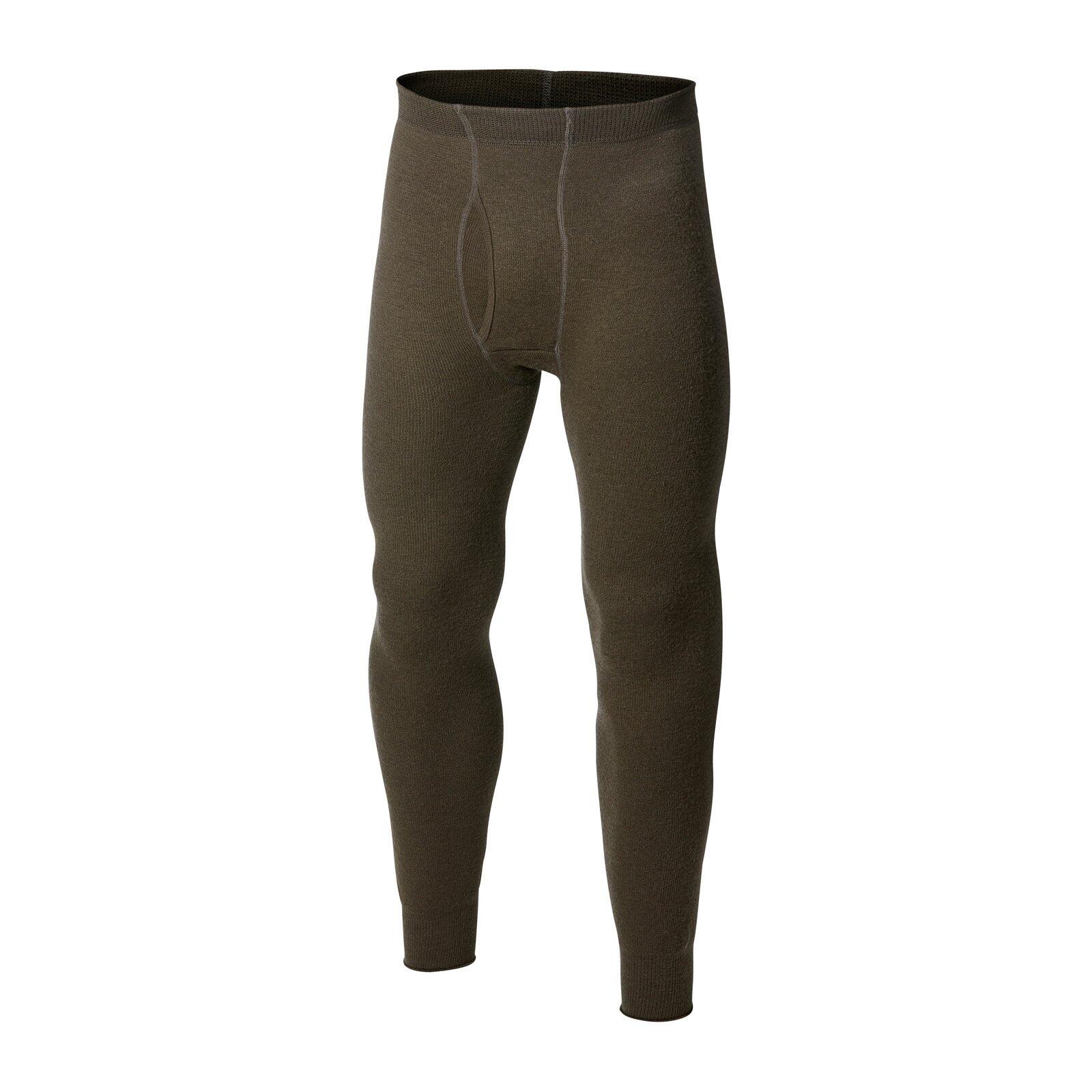 Woolpower Merino Base Layer Long Johns 200 - mit Fliege - Tannengrün 1/4