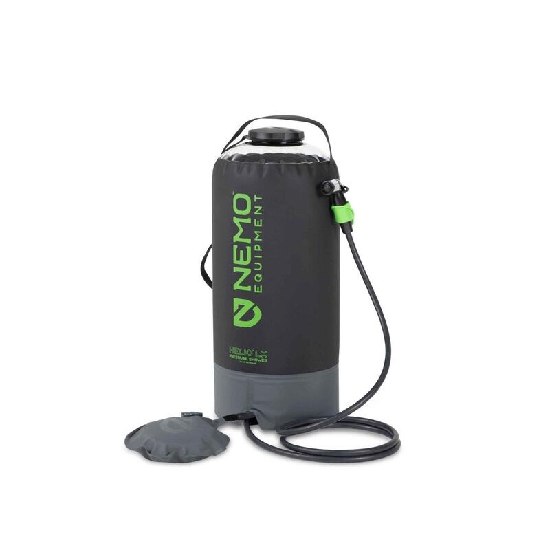 Nemo Equipment Helio LX Pressure Shower - Outdoor Douche - Black/Apple Green