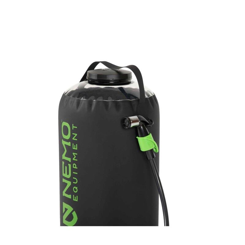 Nemo Equipment Helio LX Pressure Shower - Douche Extérieure - Noir/Vert Pomme