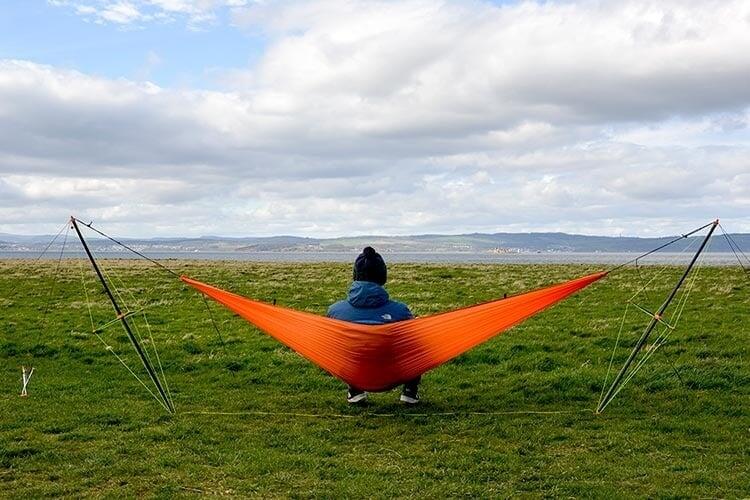DD Hammocks Superlight Hangmat - Sunset Orange 3/6