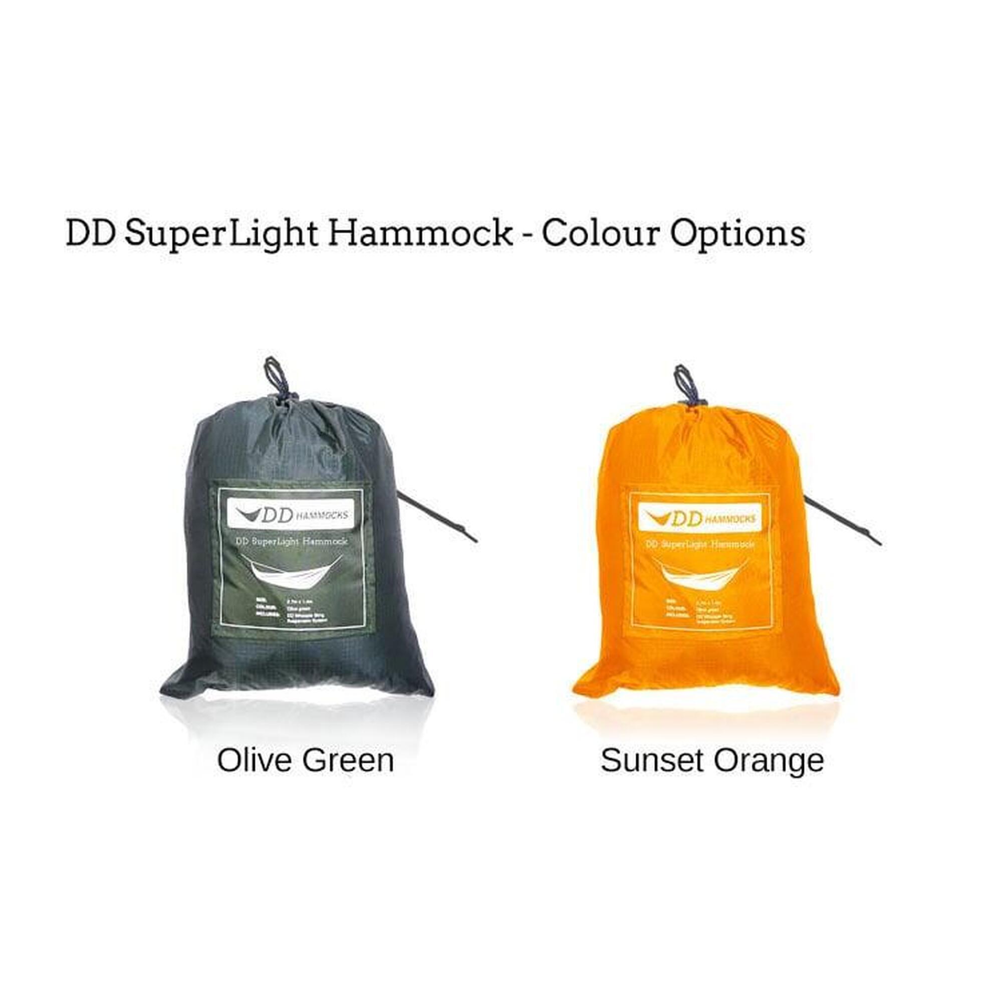 DD Hammocks Superlight Hammock - Orange du coucher du soleil