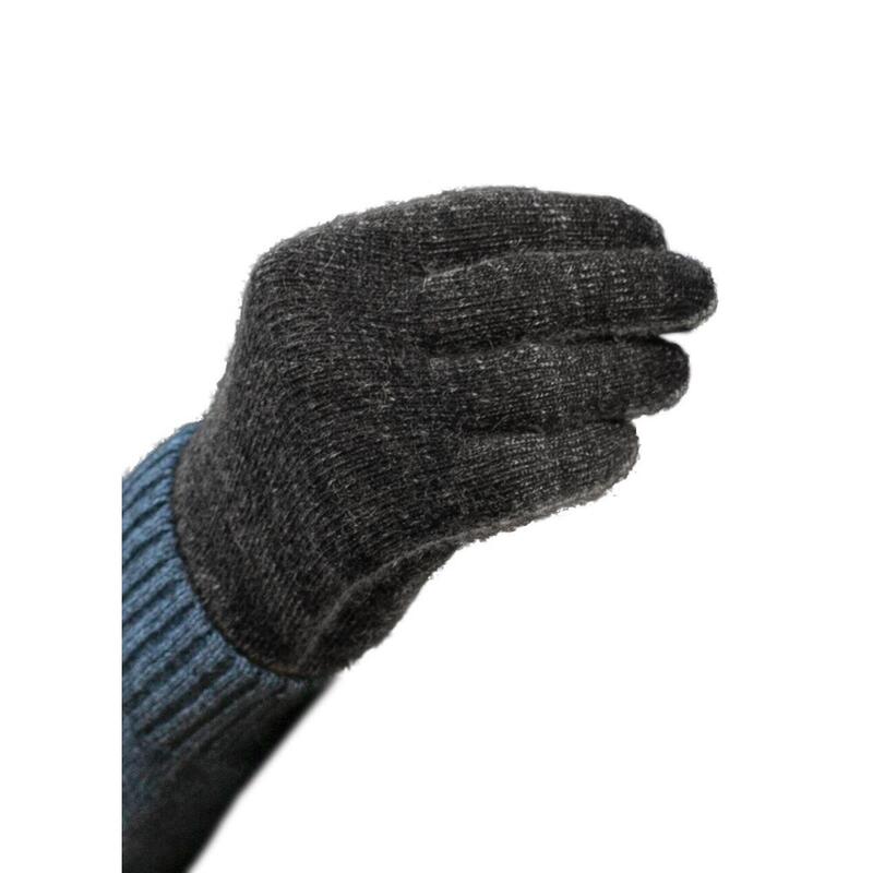 Weft Gants Possum/Merino - Doigts Longs - Charbon Noir