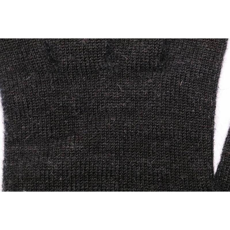 Weft Possum/Merino Handschoenen - Lange Vingers - Black Charcoal