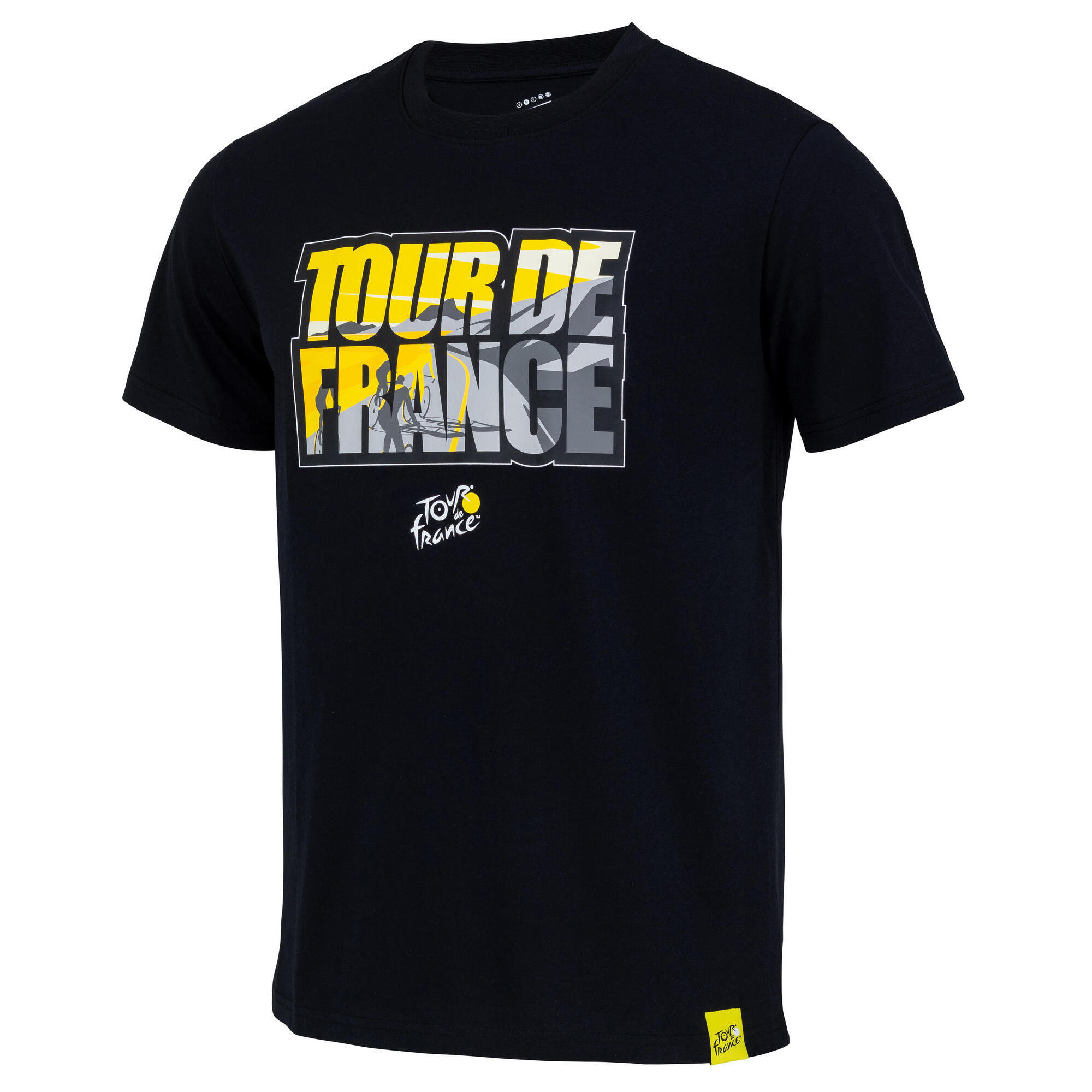 Tour De France - T-shirt Tdf - Collection Officielle Tour De France - Cyclisme - T-shirt Manches Courtes - Noir - 40 M - Decathlon