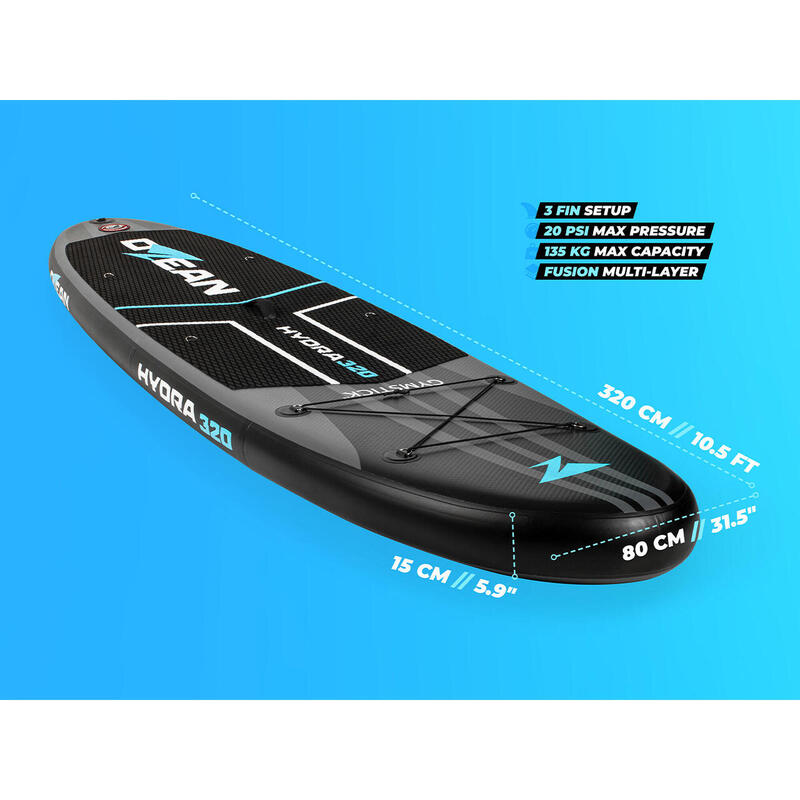 Pack stand up paddle - Ozean Hydra 320 - Avec accessoires