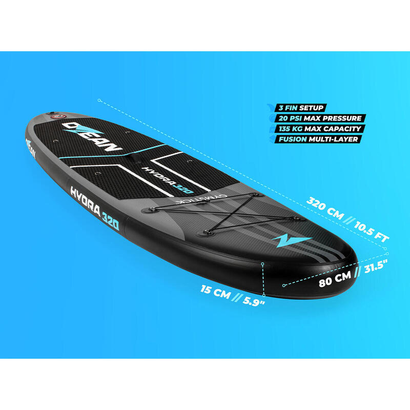 Tablas de paddle surf hinchables - Ozean Hydra 320 - con accesorios