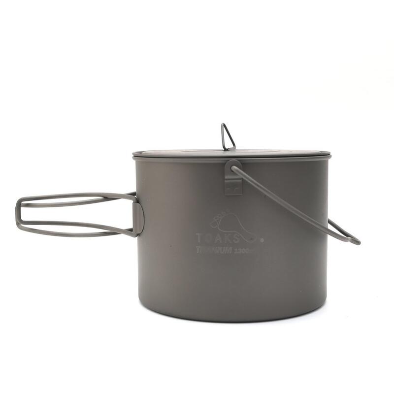 Toaks Titanium 1300ml Pan - Met Hengsel