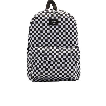 Mochila Vans old skool check Blanco