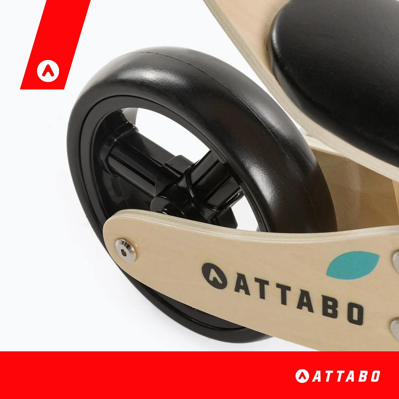 Bicicleta de equilibrio ATTABO Ride 2 en 1 7" 3/7