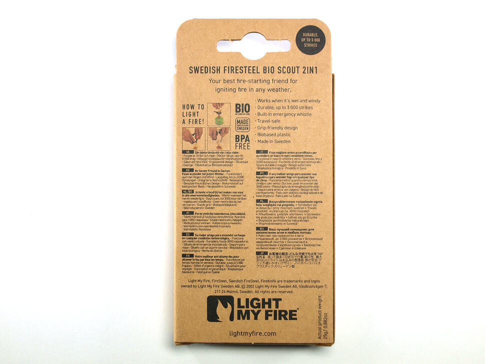 krzesiwo szwedzkie Light My Fire Scout 2 in 1 cocoshell