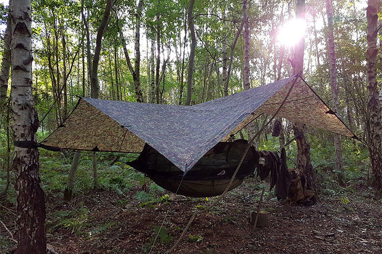 DD Hammocks Tarp/ Abdeckplane 4x4 - Multicam 3/6