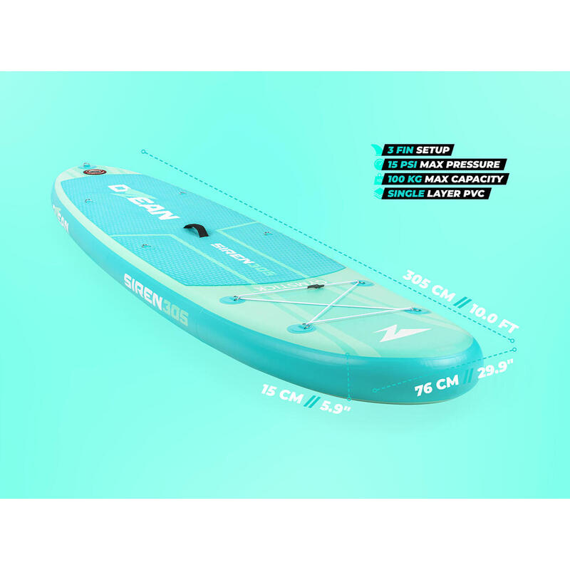 Ozean Siren 305 Supboard - met accessoires